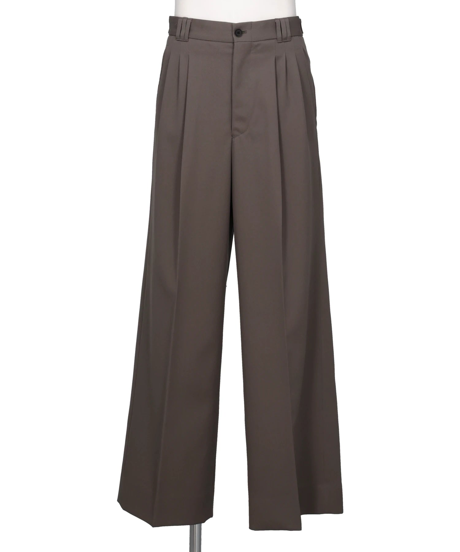 YOKE(ヨーク)3PLEATED WIDE-LEG TROUSERS