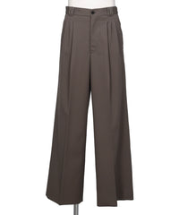 YOKE(ヨーク)3PLEATED WIDE-LEG TROUSERS