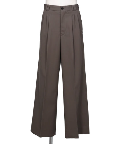 YOKE(ヨーク)3PLEATED WIDE-LEG TROUSERS