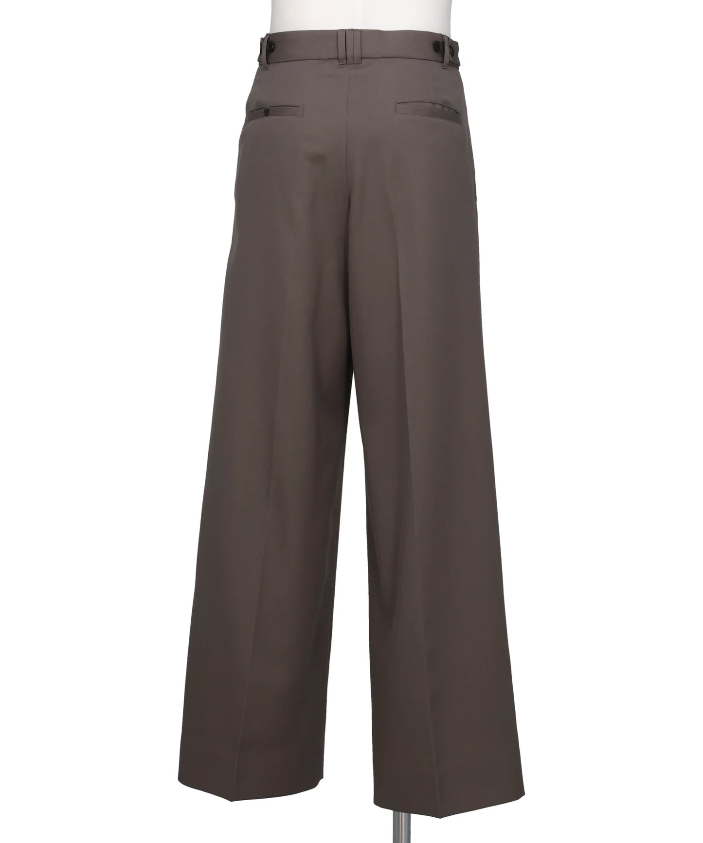 3PLEATED WIDE-LEG TROUSERS
