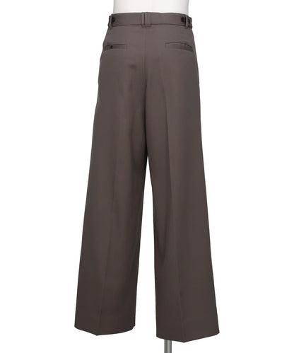 3PLEATED WIDE-LEG TROUSERS