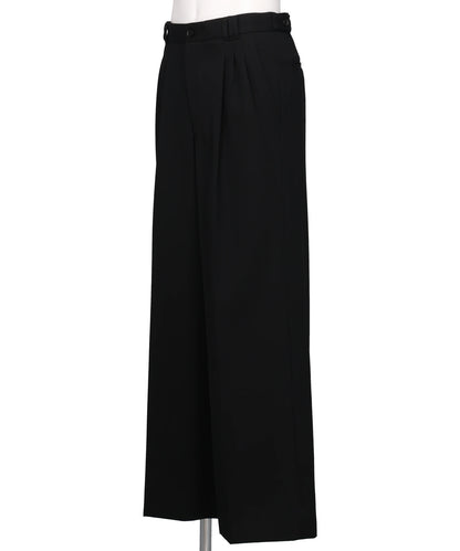 3PLEATED WIDE-LEG TROUSERS