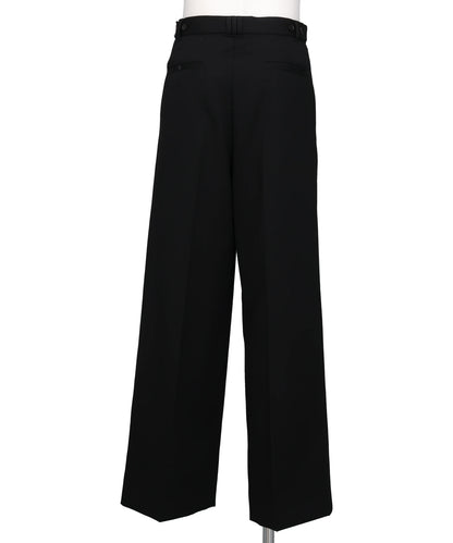 3PLEATED WIDE-LEG TROUSERS