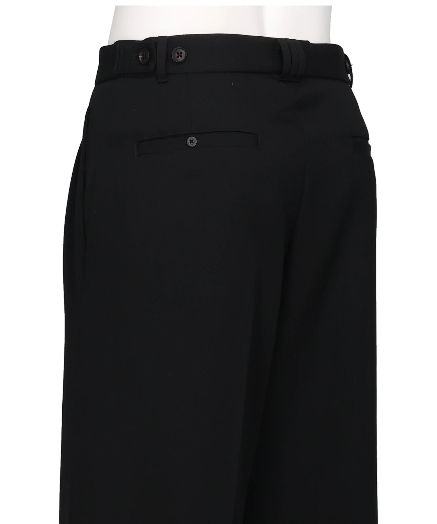 3PLEATED WIDE-LEG TROUSERS