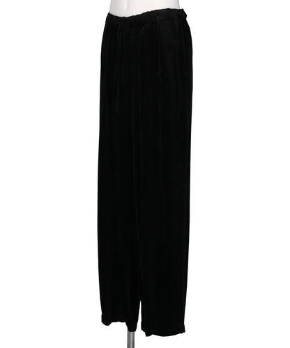 RAYON CORDUROY 1PLEATED EASY PANTS