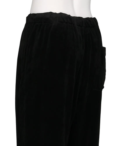 RAYON CORDUROY 1PLEATED EASY PANTS