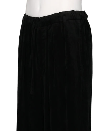RAYON CORDUROY 1PLEATED EASY PANTS