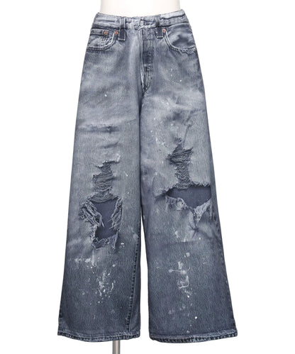 DENIM PRINT WIDE PT
