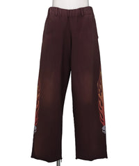 KAMIYA(カミヤ)“SKULL FLAME” DISTRESSED SWEAT PANTS