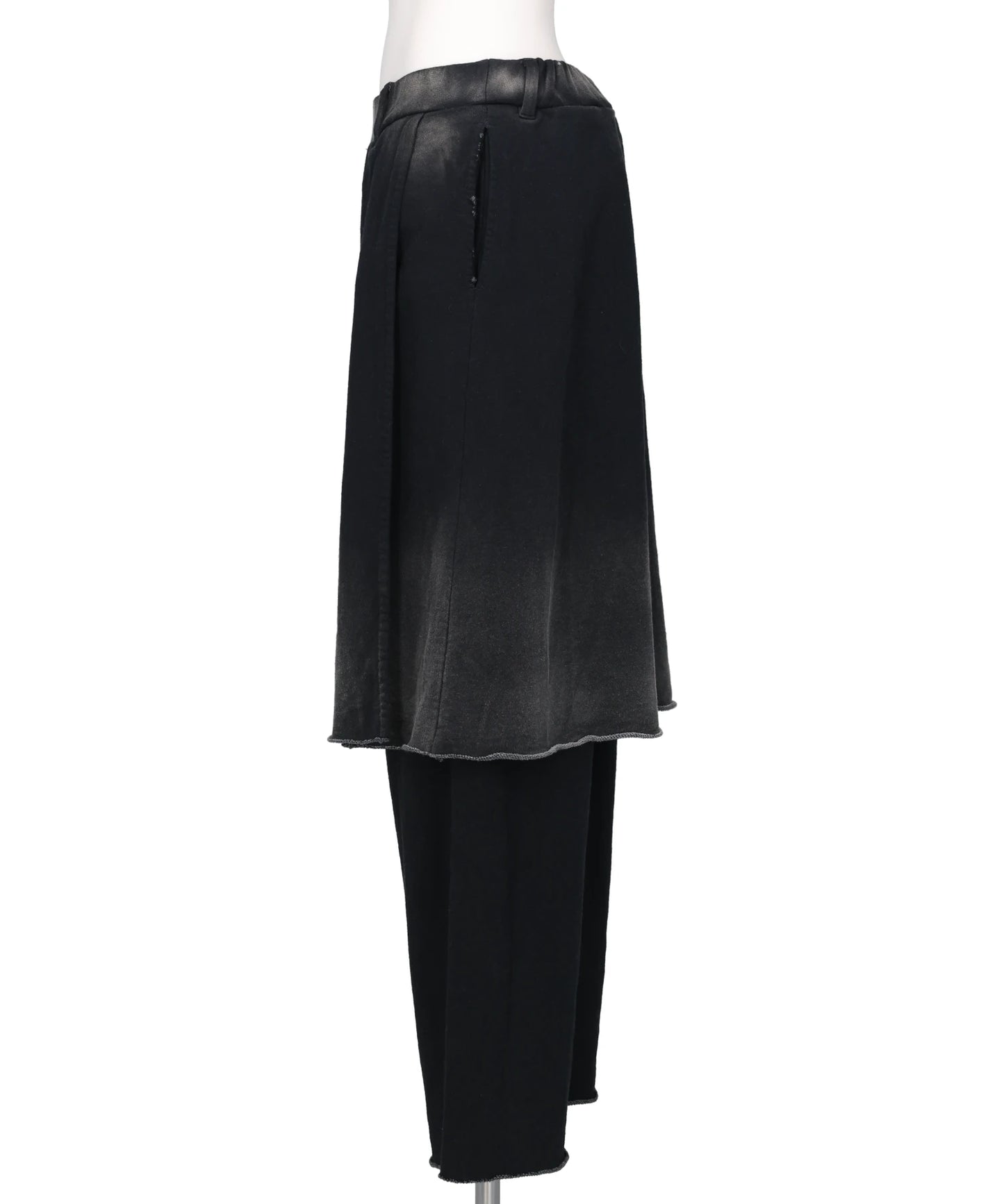 DISTRESSED DOCKING STYLE SWEAT PANTS