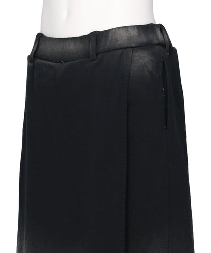 DISTRESSED DOCKING STYLE SWEAT PANTS