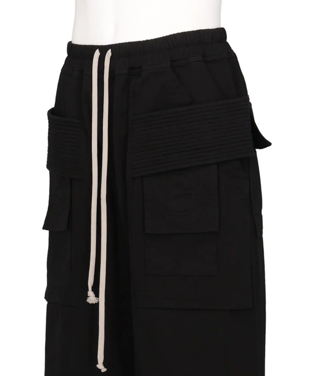 CREATCH WIDE CARGO DRAWSTRING - BLACK