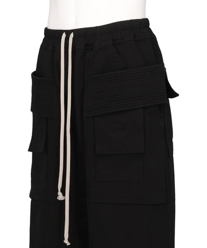 CREATCH WIDE CARGO DRAWSTRING - BLACK