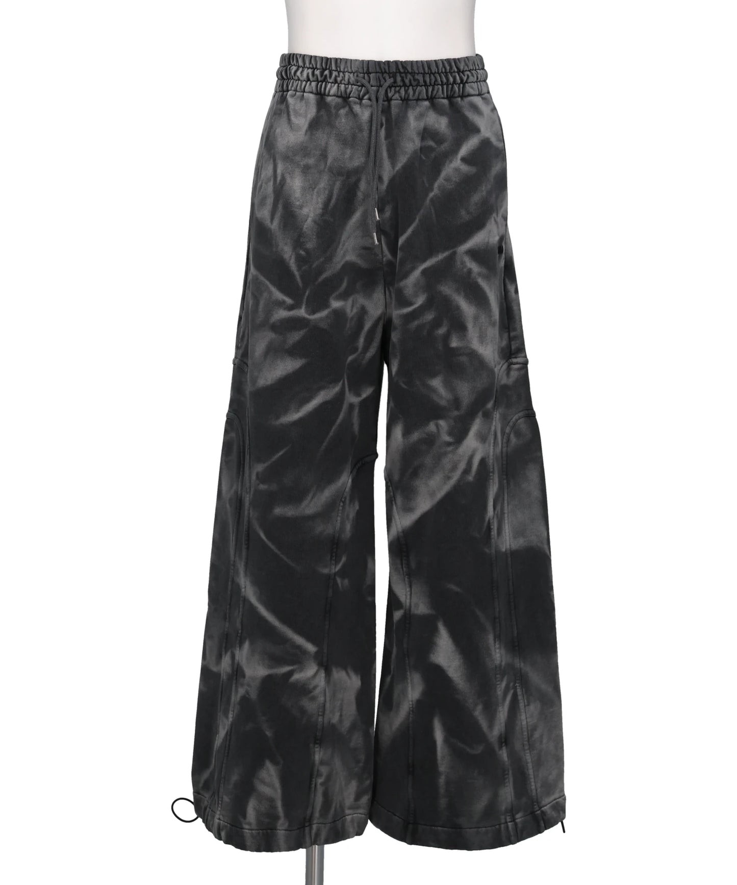 AVAVAV(アヴァヴァヴ)TRACK PANTS SPRAYED BLACK/GREY