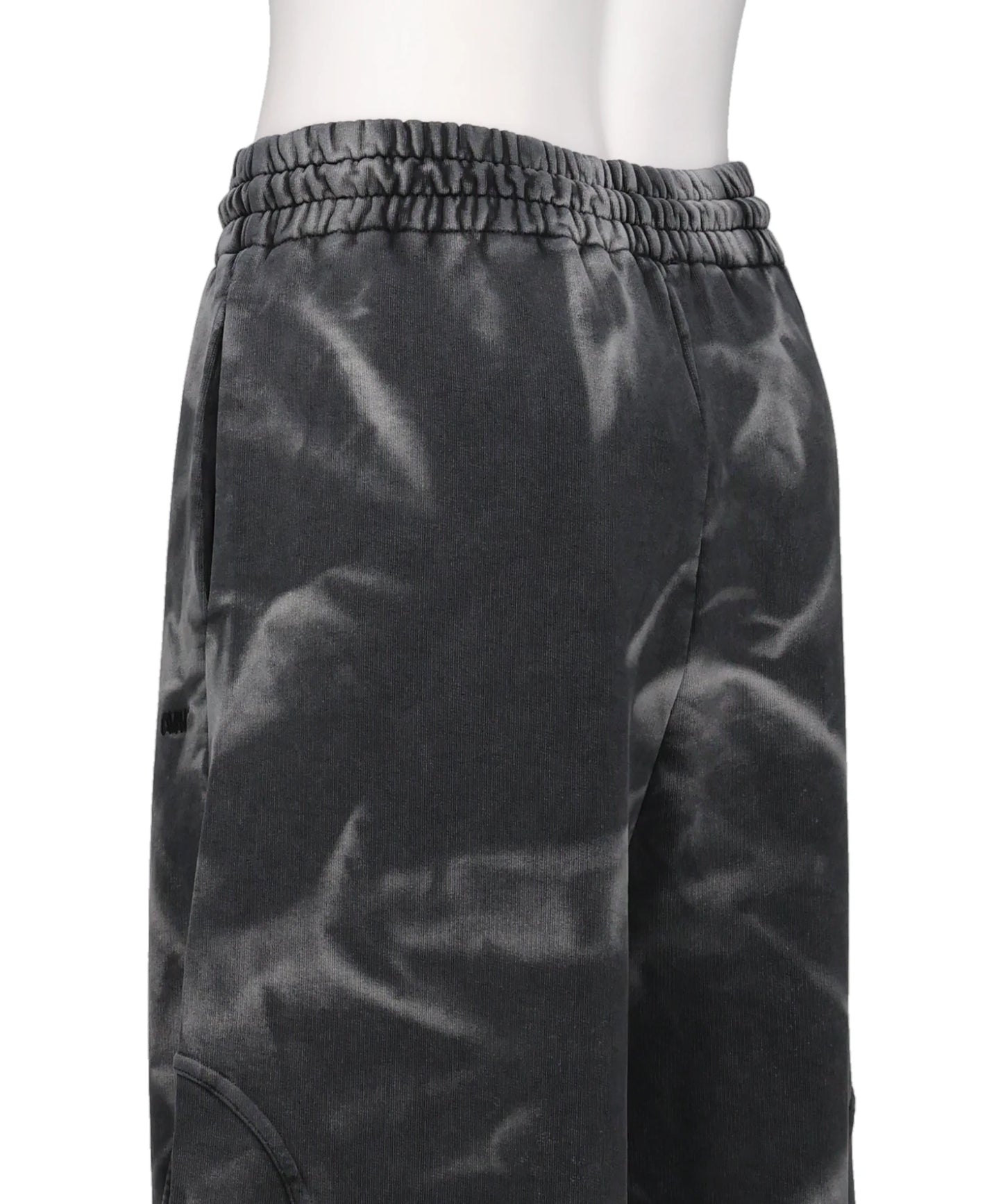 TRACK PANTS SPRAYED BLACK/GREY