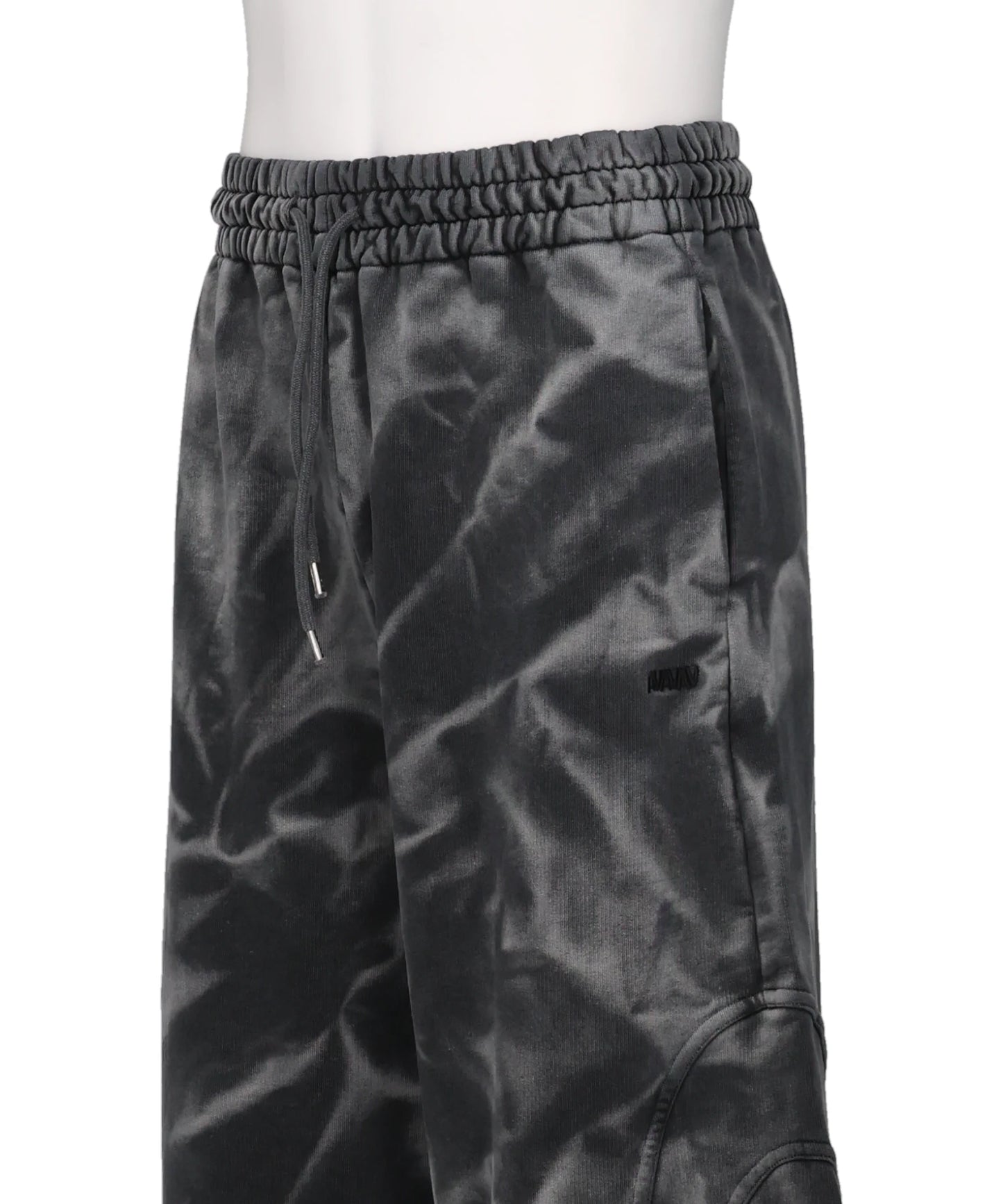 TRACK PANTS SPRAYED BLACK/GREY