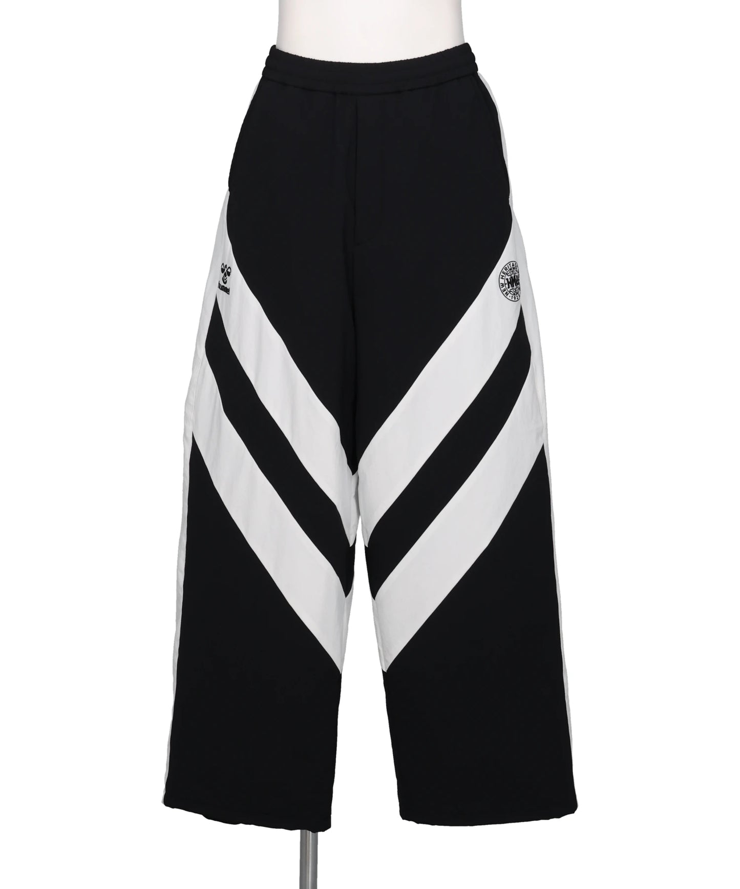 CHEVRON PUFFER NYLON TROUSER