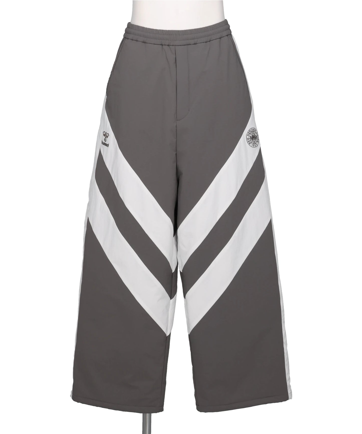 CHEVRON PUFFER NYLON TROUSER