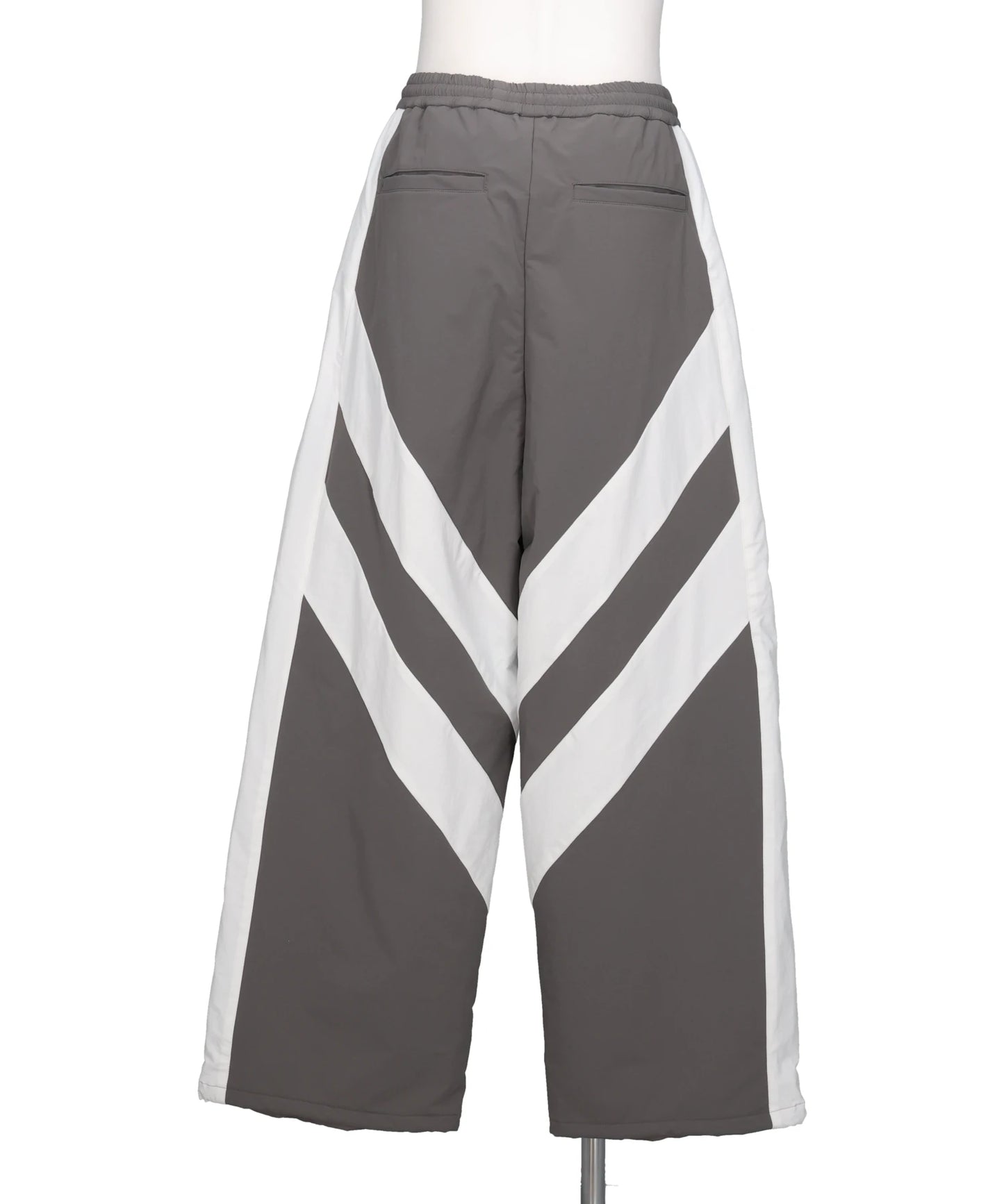 CHEVRON PUFFER NYLON TROUSER
