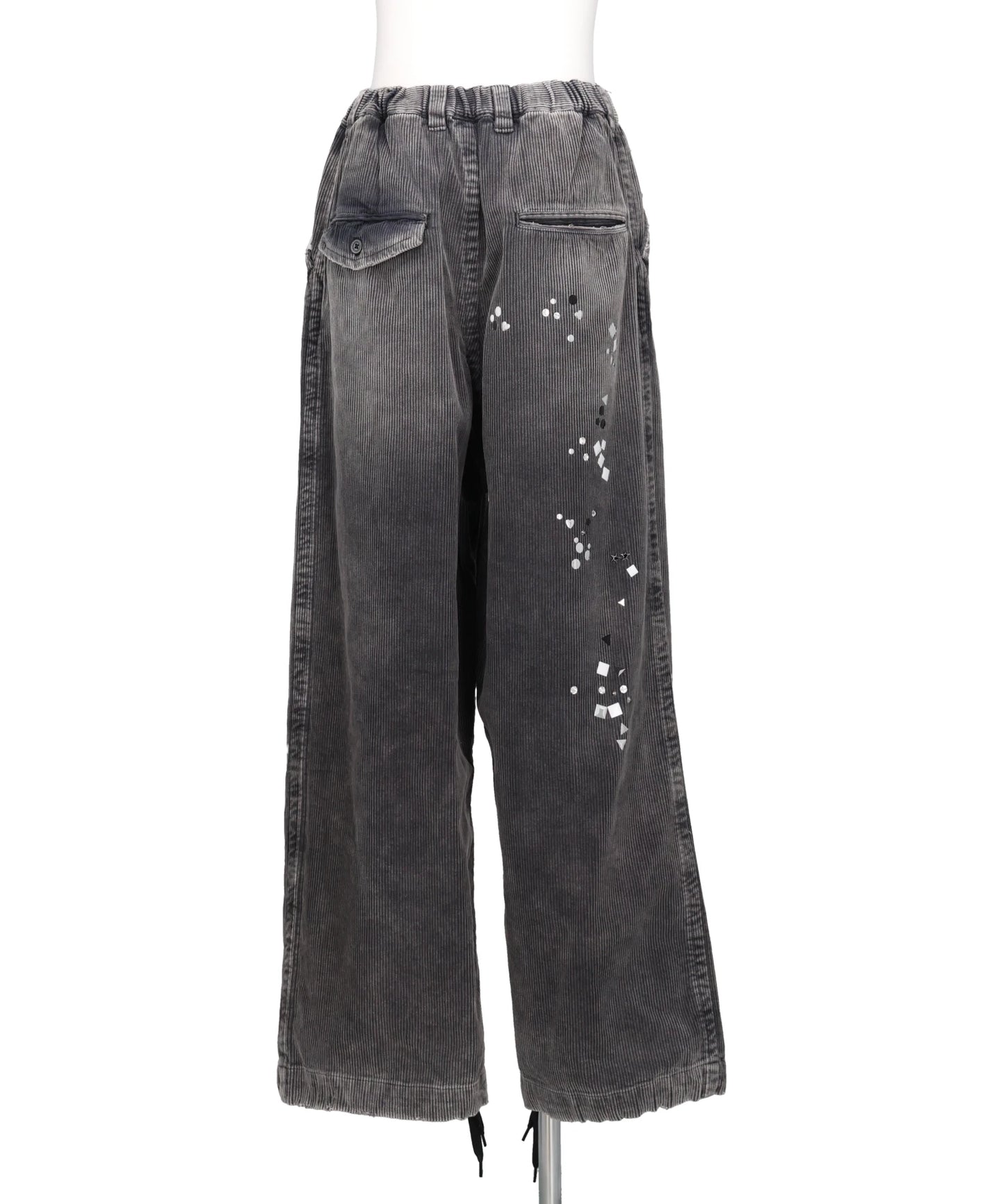 EMBELLISHED CORDUROY TROUSERS