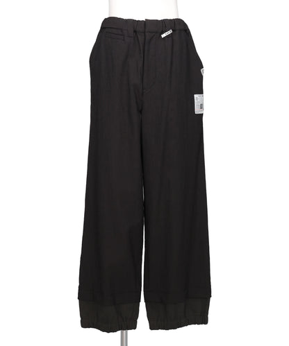 Maison MIHARA YASUHIRO(メゾンミハラヤスヒロ)SLEEVE LAYERED TROUSERS