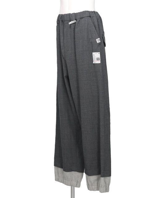 SLEEVE LAYERED TROUSERS