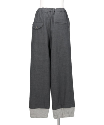 SLEEVE LAYERED TROUSERS