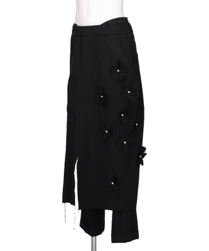 NEWSED / FLOWER RAP PANTS