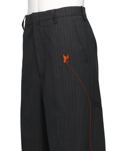 RED ANGEL WIDE TROUSERS