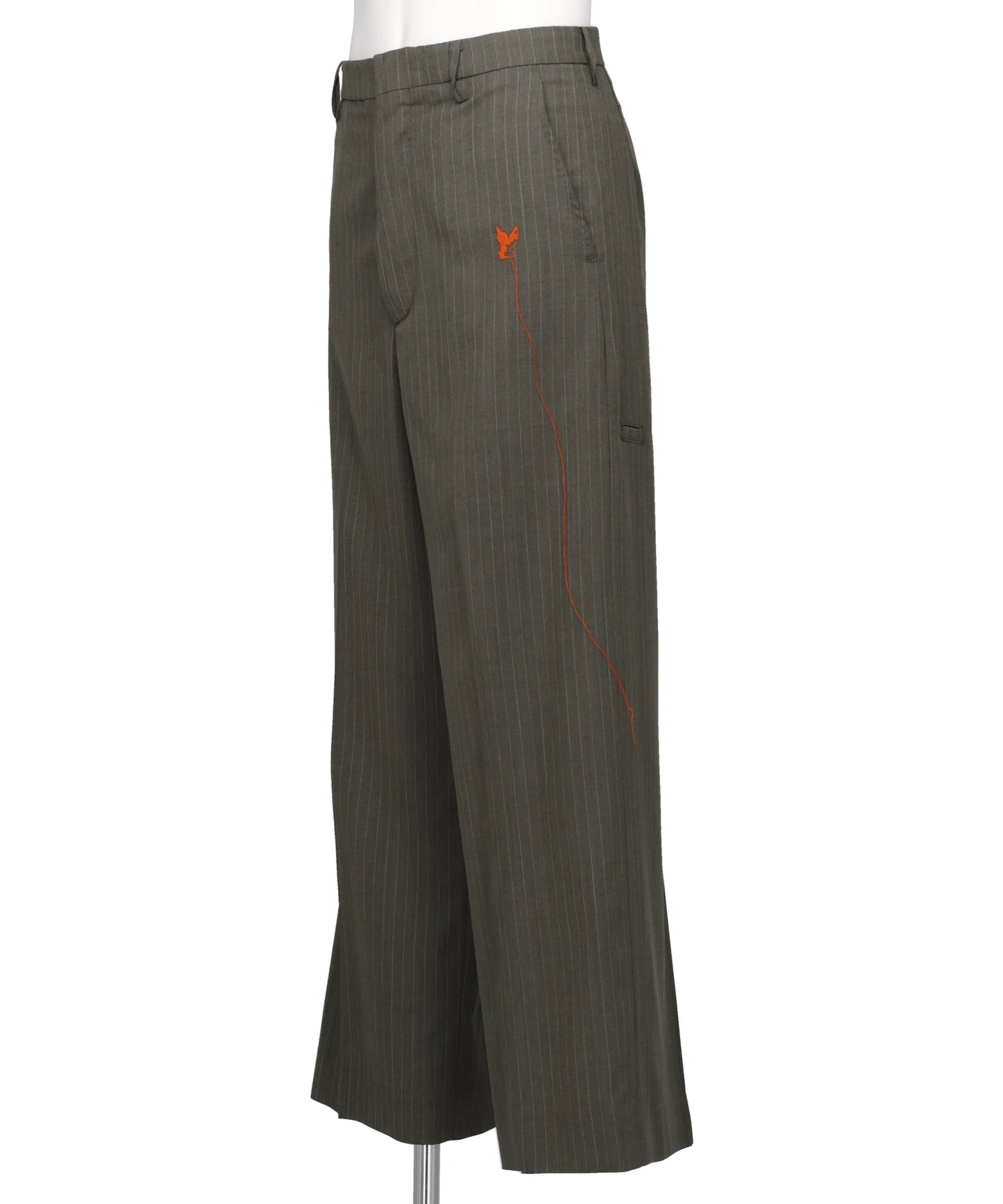 RED ANGEL WIDE TROUSERS