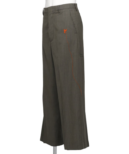 RED ANGEL WIDE TROUSERS