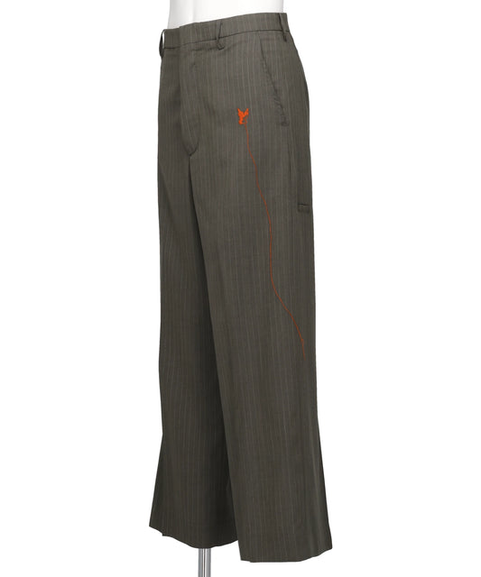 RED ANGEL WIDE TROUSERS