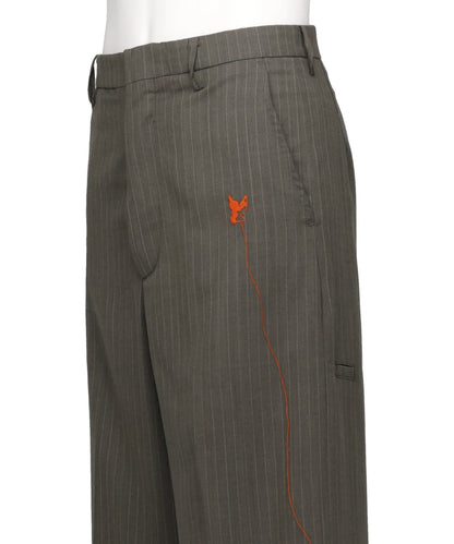 RED ANGEL WIDE TROUSERS