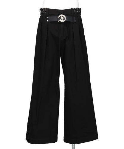 "D" VELT SUPER WIDE CHINO PANTS