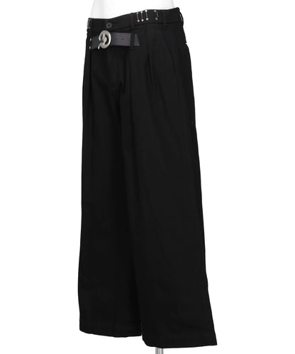 "D" VELT SUPER WIDE CHINO PANTS
