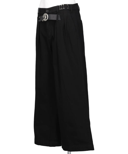 "D" VELT SUPER WIDE CHINO PANTS