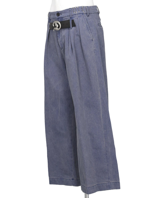 "D" VELT SUPER WIDE CHINO PANTS