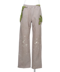 doublet(ダブレット) 2026SS MOSS-GROWN EMBROIDERY SWEAT PANTS 26SS37PT356