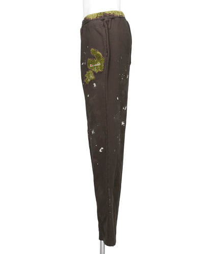 MOSS-GROWN EMBROIDERY SWEAT PANTS