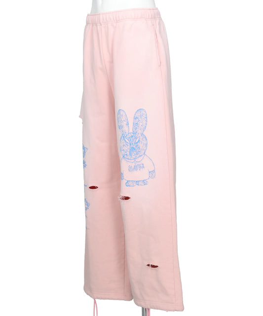 DESTROYED SWEAT PANTS