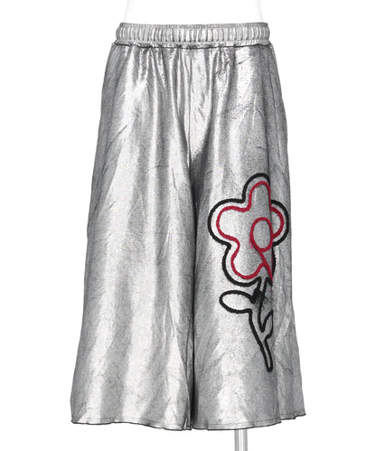 KIDILL(キディル) 2026SS FLOWER CORD EMBROIDERY VELOUR SHORT PANTS KL1082