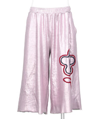 KIDILL(キディル) 2026SS FLOWER CORD EMBROIDERY VELOUR SHORT PANTS KL1082