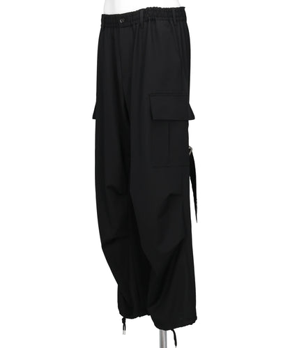 GABARDINE CARGO BONDAGE PANTS