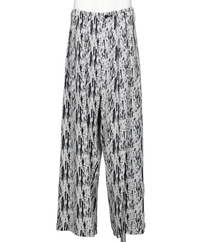 sulvam(サルバム) 2026SS JACQUARD TUCK WIDE PANTS MX-P06-500