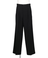 YOKE(ヨーク)3PLEATED WIDE-LEG TROUSERS