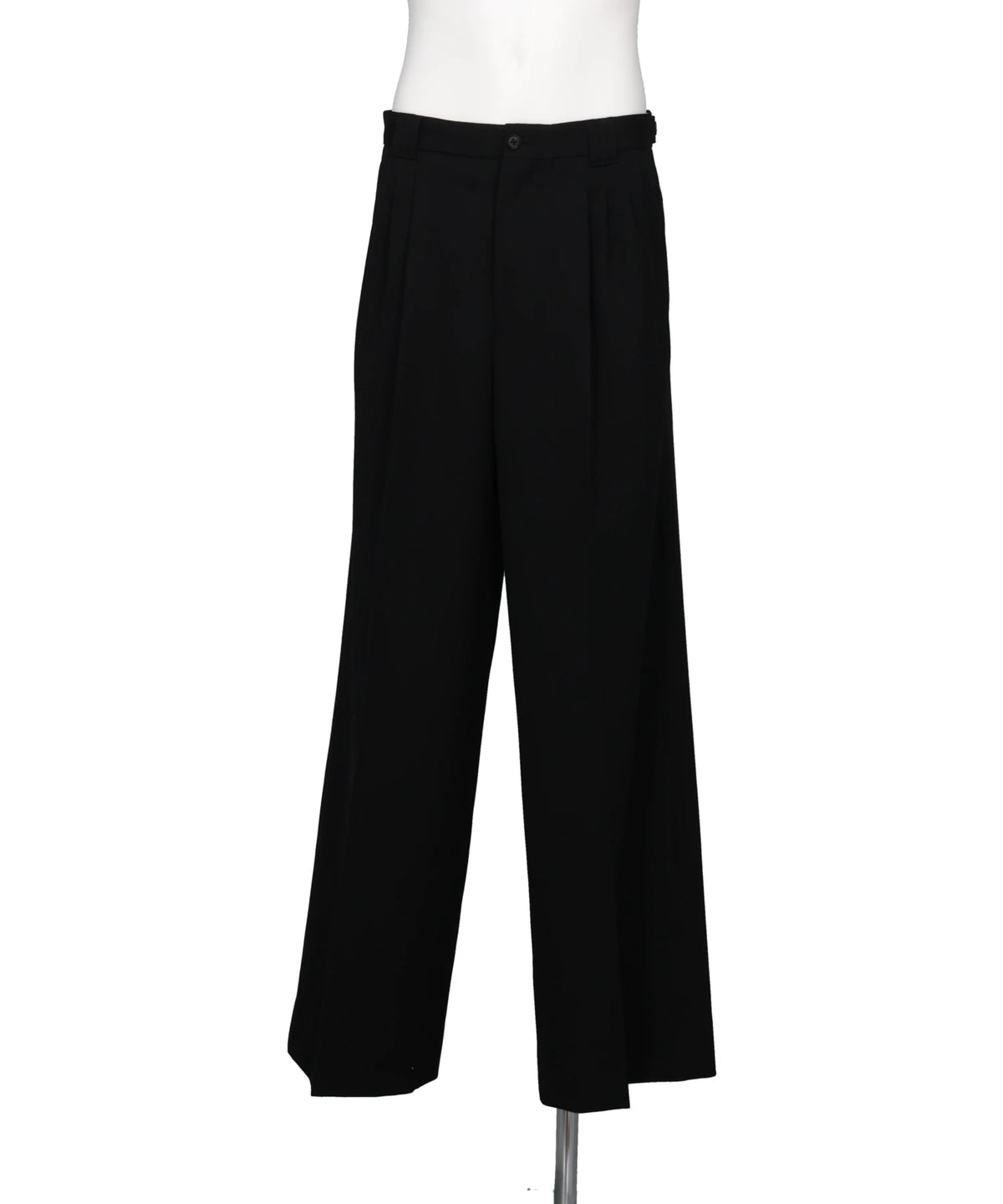 3-PLEATED WIDE-LEG TROUSERS