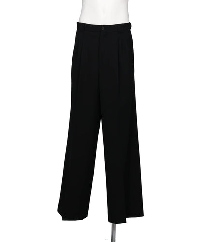 3-PLEATED WIDE-LEG TROUSERS