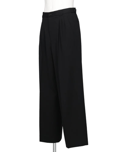 3PLEATED WIDE-LEG TROUSERS