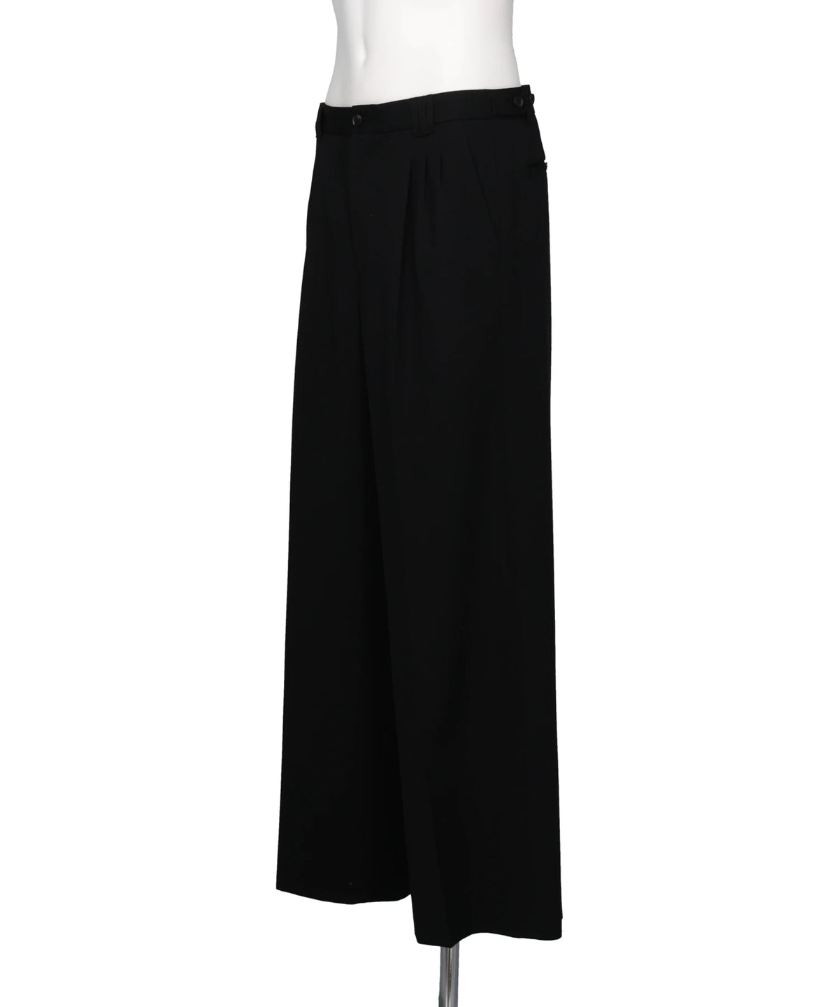 3-PLEATED WIDE-LEG TROUSERS