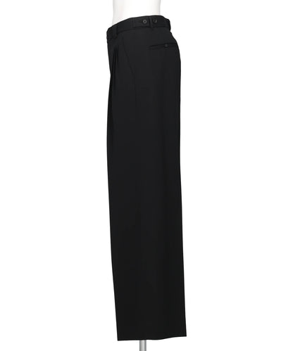 3PLEATED WIDE-LEG TROUSERS